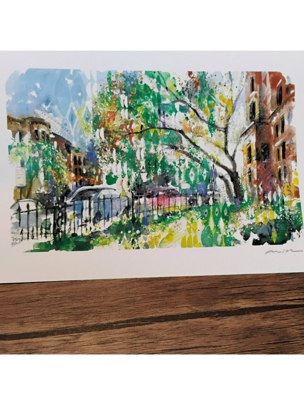 Misha Lenn "Commonwealth In Bloom" Seriolithograph Print with COA Signed 2002 - Picture 9 of 9